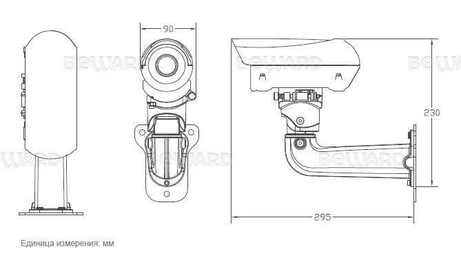 B2520RZQ Уличная 2 Мп IP видеокамера