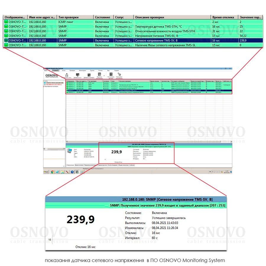 OSNOVO Monitoring System 100 Программное обеспечение 