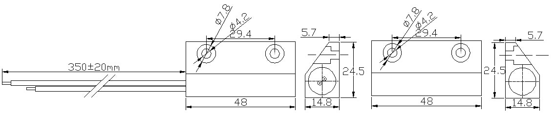 ST-DM130NO-SL Извещатель магнитоконтактный