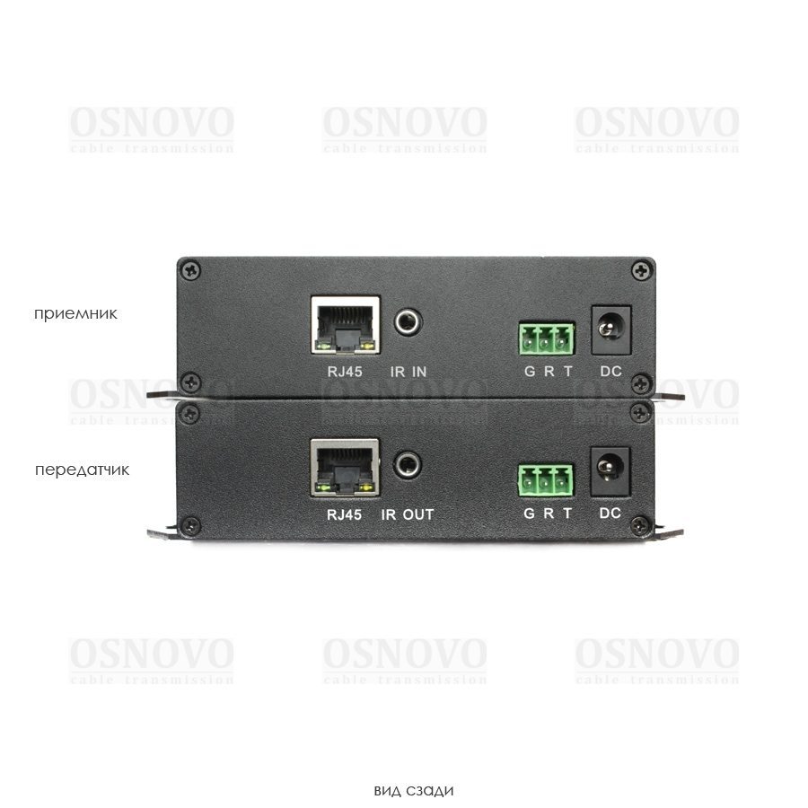 TLN-HiKMA/1+RLN-HiKMA/1 Комплект для передачи HDMI, USB, RS232, ИК-управления и аудио по сети Ethernet