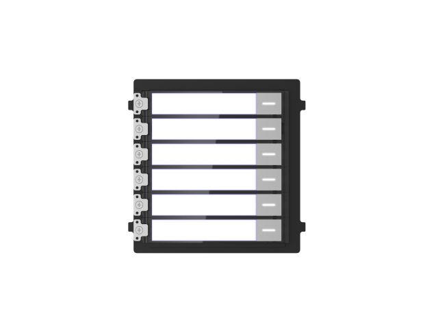 DS-KD-KK Модуль на 6 абонентов с подсветкой