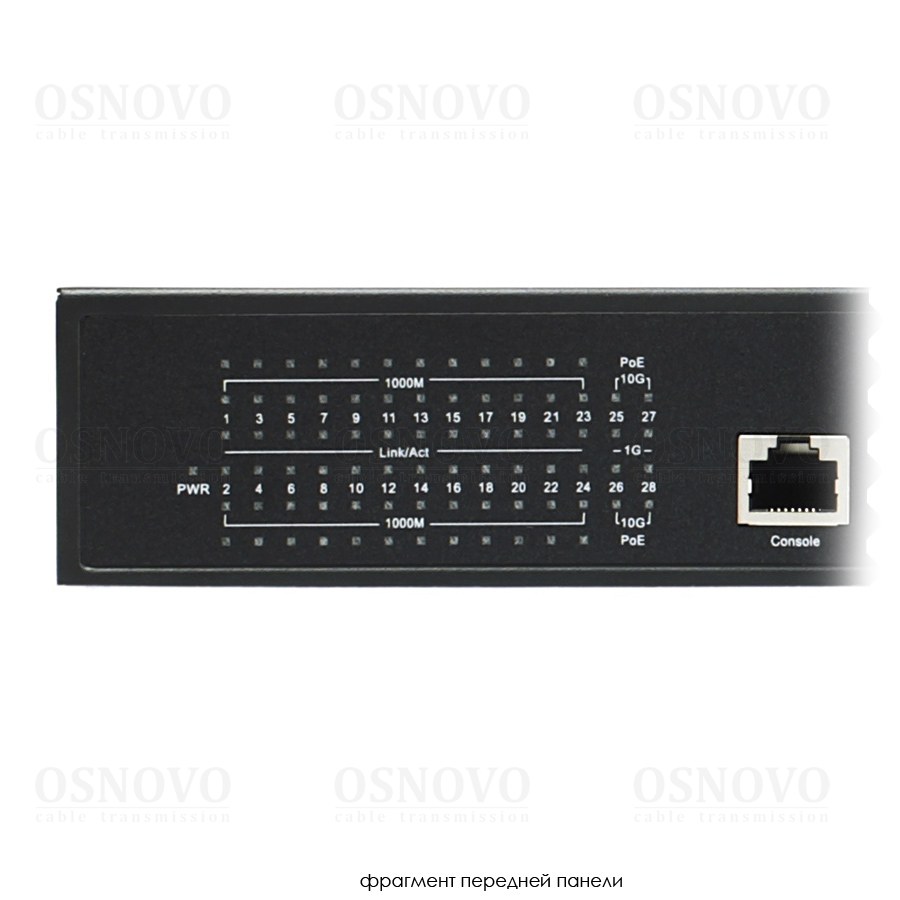 SW-24G4X-1L Управляемый L3 PoE коммутатор