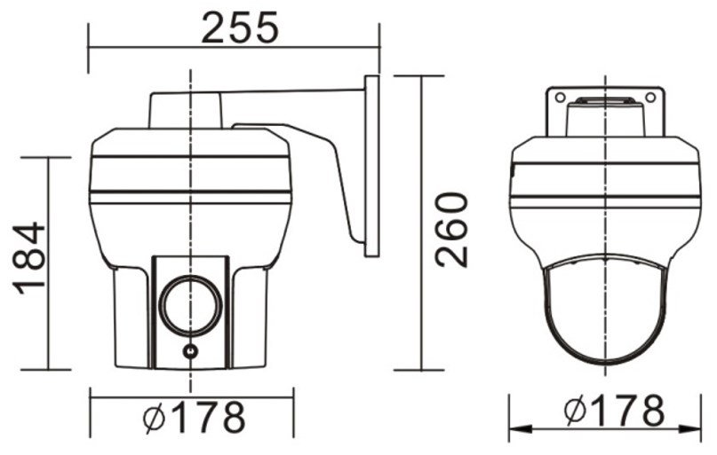 B56-20R Скоростная купольная 2Мп IP-камера 