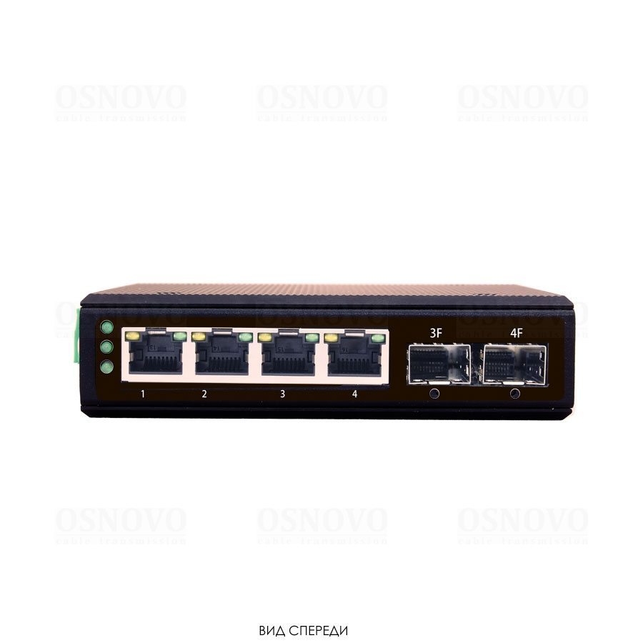 SW-80402/I Промышленный PoE коммутатор Gigabit Ethernet