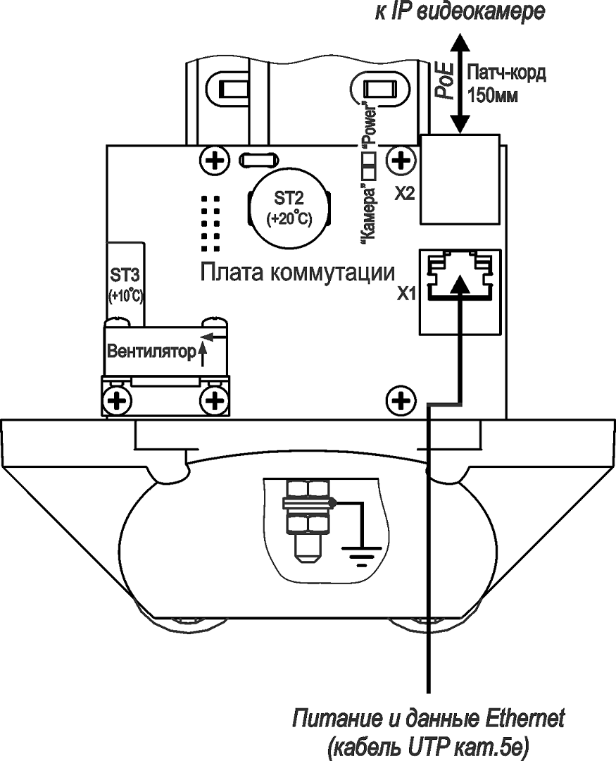 ТВК-86-IP-7-Z33-PoE+ Видеокамера сетевая наружной установки