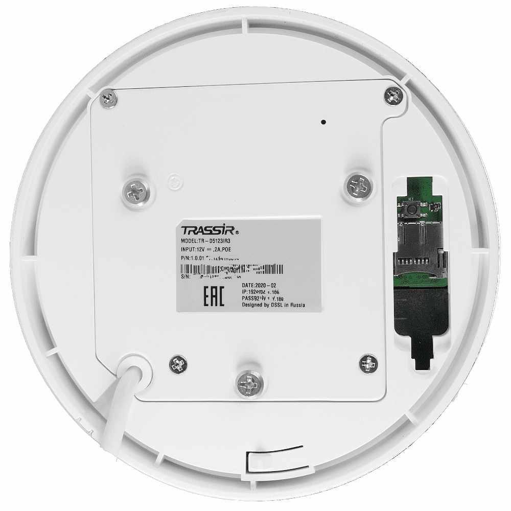 TR-D5123IR3 Скоростная поворотная 2 Мп миниатюрная IP видеокамера