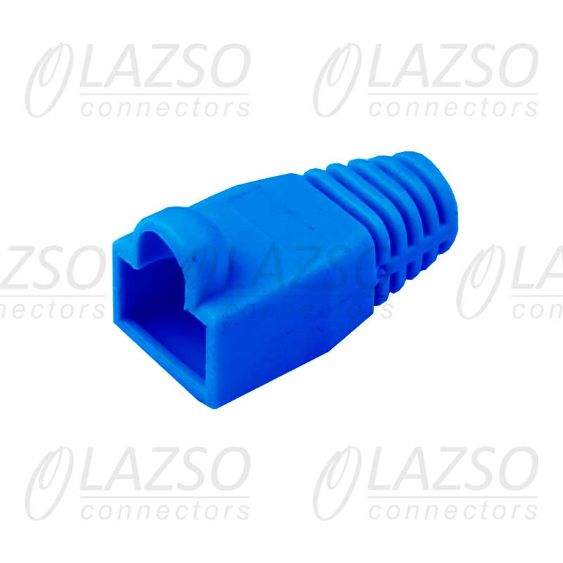 LAZSO APC1B(100) Резиновый колпак СИНИЙ для разъема RJ45, 100шт