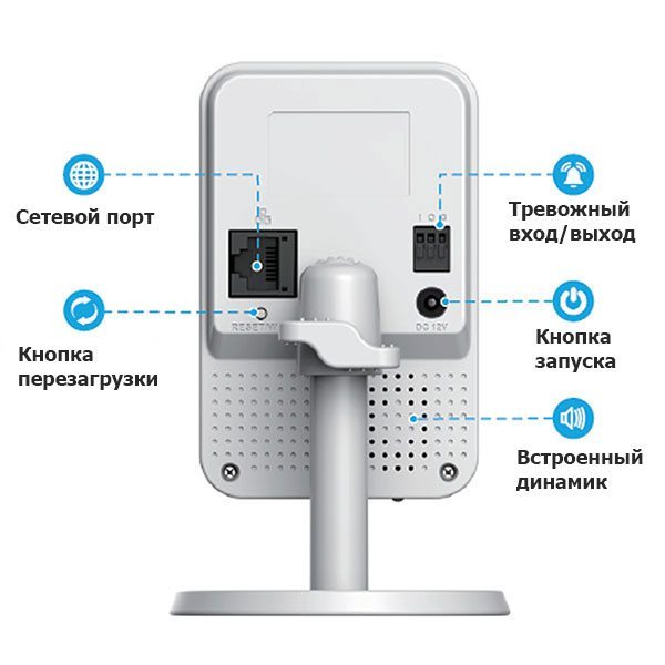 DH-IPC-K46P Миниатюрная 4 Мп Wi-Fi IP видеокамера