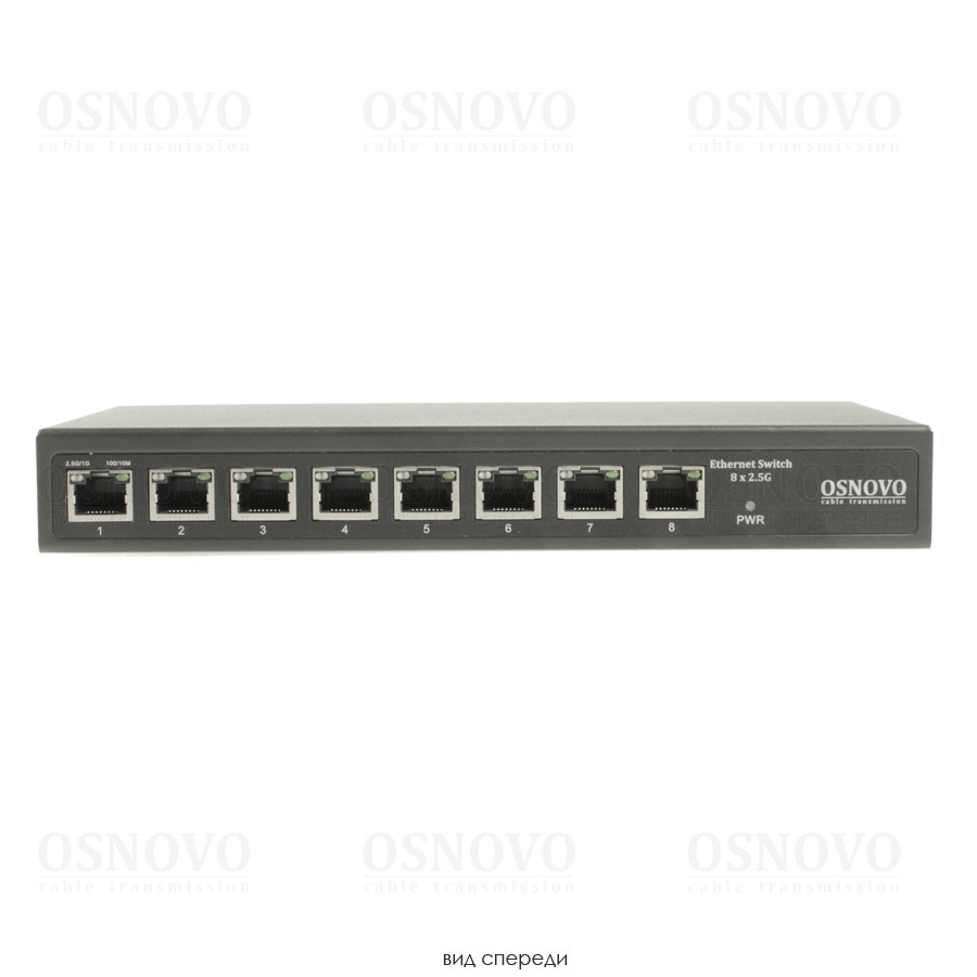 SW-8D-1 Коммутатор 2.5G Ethernet на 8 RJ45 портов