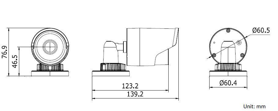 DS-2CD2032-I Уличная 3 Мп миниатюрная IP видеокамера