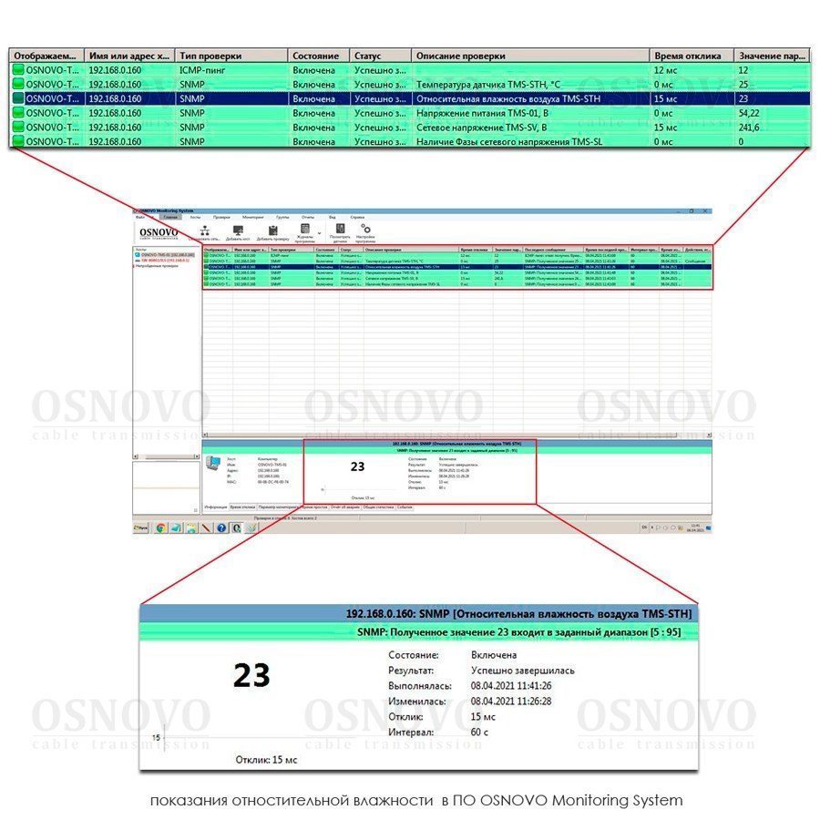 OSNOVO Monitoring System 100 Программное обеспечение 