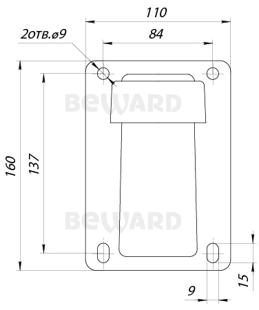 B56-30R Скоростная купольная 2Мп IP-камера 