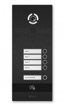Вызывная панель BI-04FB GOLD / SILVER / BLACK