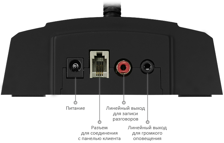 STELBERRY S-510 Переговорное устройство "клиент-кассир"  с функцией громкого оповещения и режимом "СИМПЛЕКС"