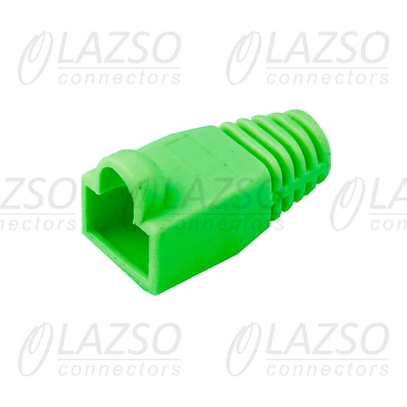 LAZSO APC1GN(100) Резиновый колпак ЗЕЛЁНЫЙ для разъема RJ45, 100шт