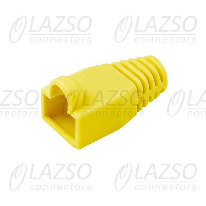 LAZSO APC1Y(100) Резиновый колпак ЖЁЛТЫЙ для разъема RJ45, 100шт.