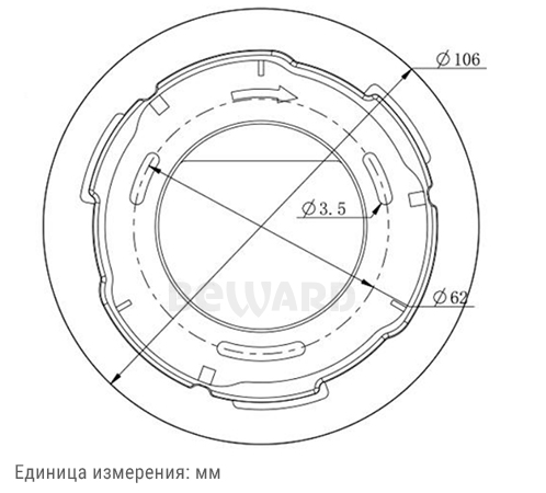 SV3212DBS Купольная 5 Мп  IP видеокамера