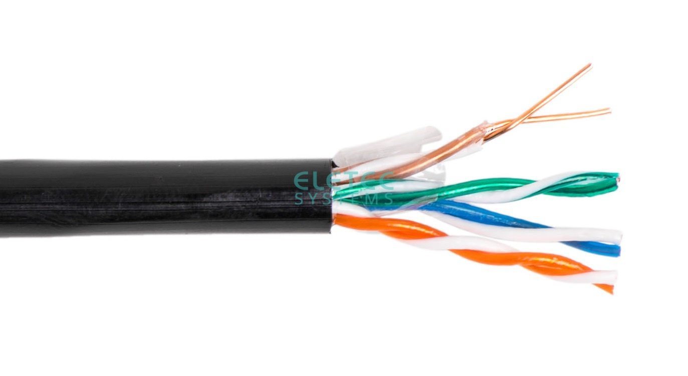 Наружный кабель UTP 5E Eletec 4x2xAWG24, эконом