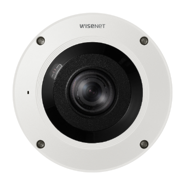 Wisenet XNF-9010RVM 12МП Fisheye камера с ИК-подсветкой - Транспортное решение