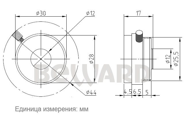 B02820FIR127  2  Мп Мегапиксельный объектив