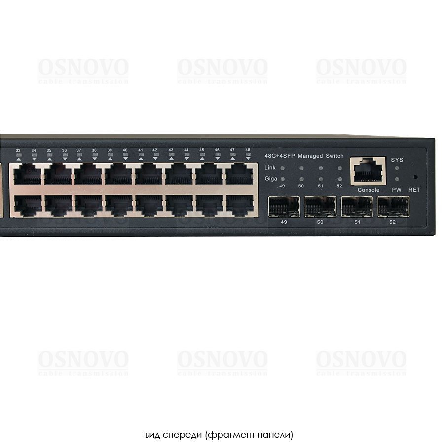 SW-84804/L(800W) Управляемый PoE коммутатор Fast Ethernet 