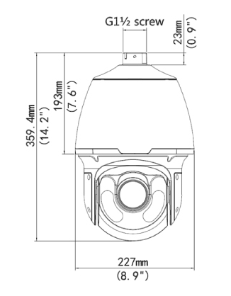 CNB-TPN24R-x30 (4.5-135) 2Мп Уличная поворотная IP камера