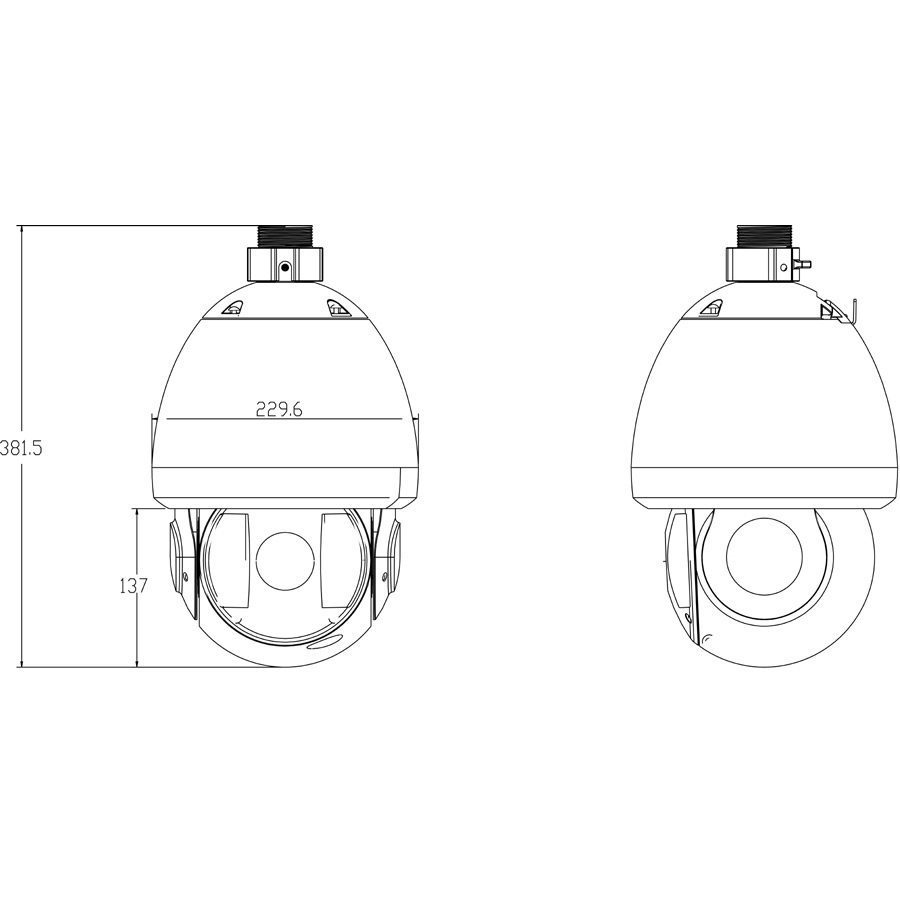 AC-D6034IR10 3 Мп купольная поворотная IP видеокамера