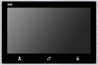 Монитор видеодомофона, стеклянная сенсорная панель управления "Easy Buttons" CTV-M4703AHD Черный