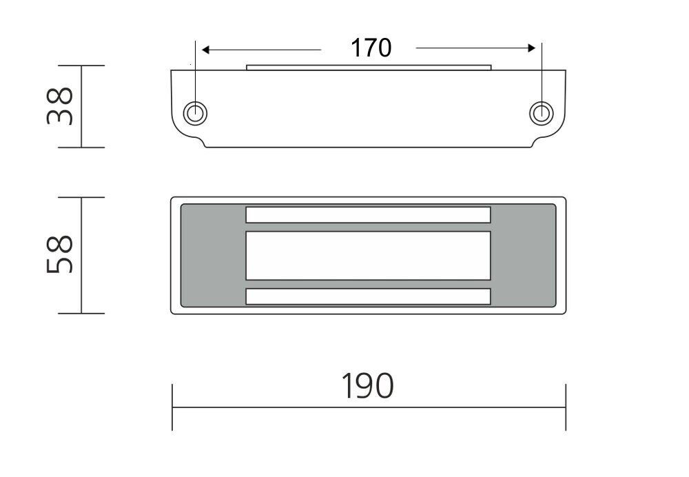 VIZIT-ML305-40-50 Замок электромагнитный