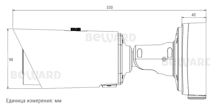 SV4218RBZ Уличная 4 Мп  IP видеокамера