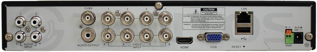 TSr-HV0815 Мультиформатный гибридный 8-канальный видеорегистратор