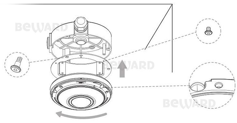 SV6020FLM Панорамная 12 Мп  IP видеокамера Fisheye