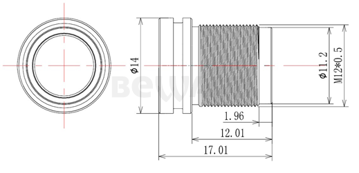 BH03618M125 4Мп Фиксированный объектив