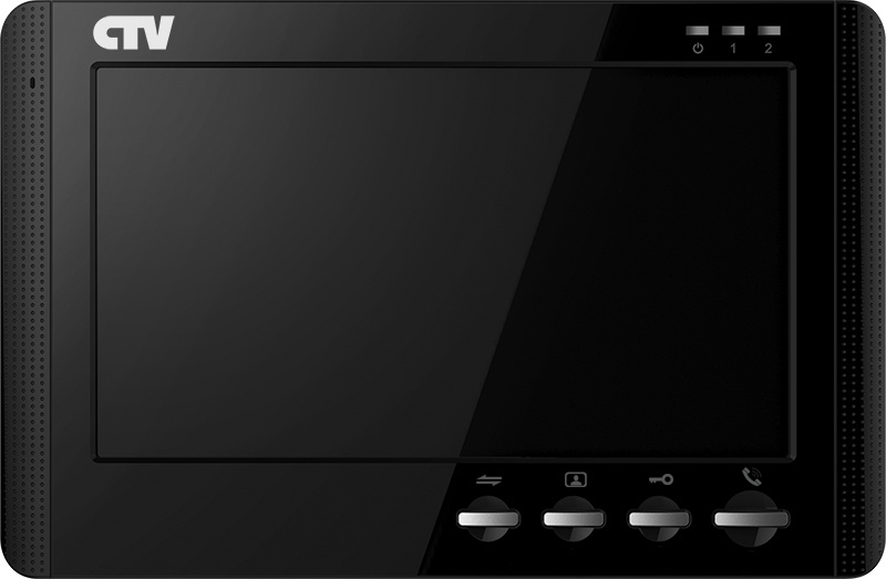 Монитор видеодомофона с кнопочным управлением CTV-M1704MD Черный