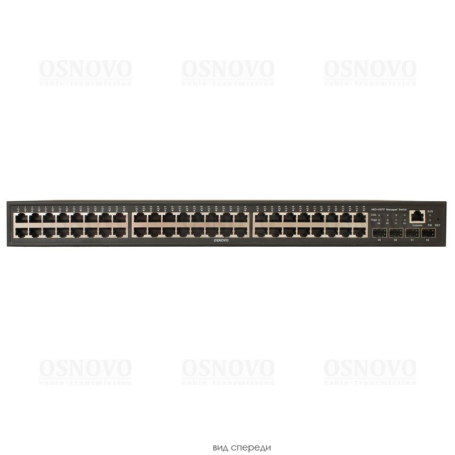 SW-84804/L(800W) Управляемый PoE коммутатор Fast Ethernet 