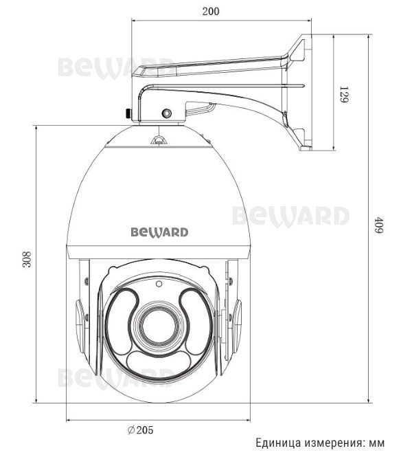 SV3215-R30P Уличная 5 Мп скоростная IP видеокамера