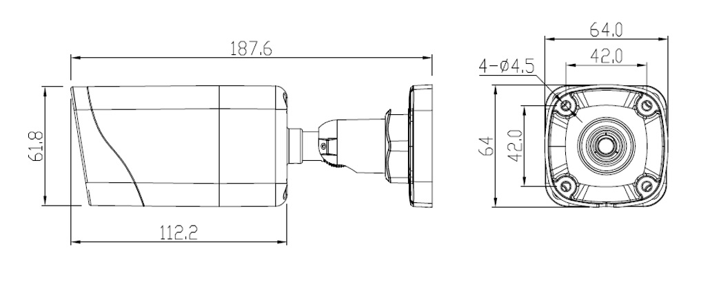 STC-IPM5606A/1 Estima 5 Мп антивандальная IP-видеокамера с ИК-подсветкой