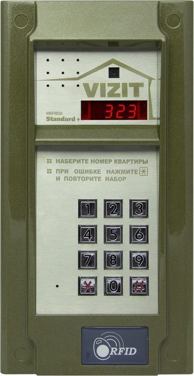 Блок вызова домофона БВД-323FCPW