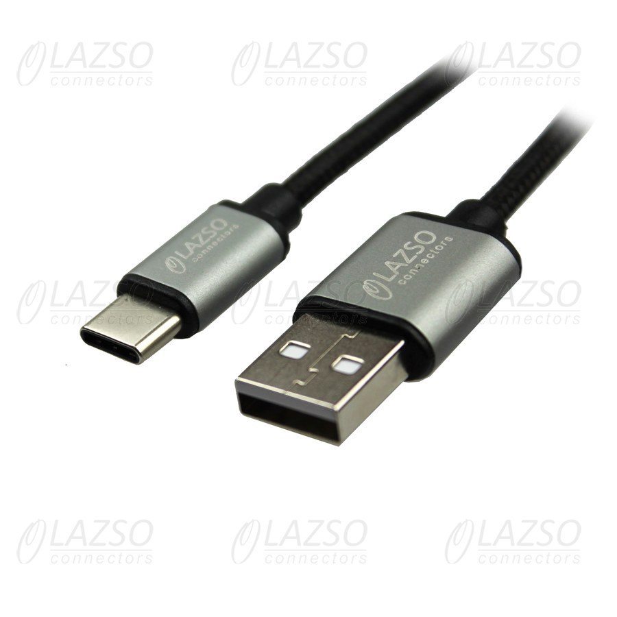 LAZSO WU-206(1,2m) Кабель для передачи данных и зарядки USB2.0 (USB type C)