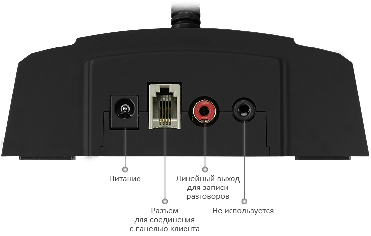 STELBERRY S-410 Переговорное устройство "клиент-кассир" с режимом "СИМПЛЕКС"  