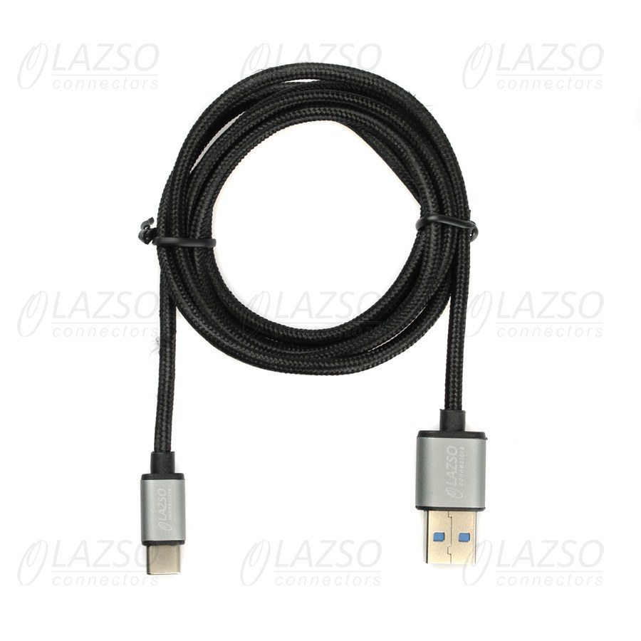 LAZSO WU-306(1,2m) Кабель для передачи данных и зарядки USB3.0 (USB type C)