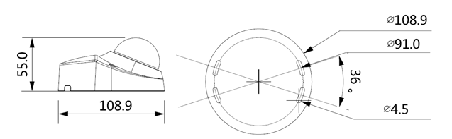 Nobelic NBLC-2421F-MSD (4Мп) с углом обзора 102°