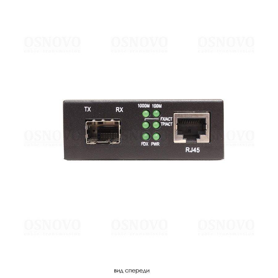 OMC-1000-11X Медиаконвертер Gigabit Ethernet 1xRJ45, 1xSFP