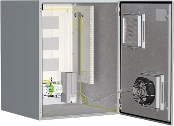 ТШ-9 Шкаф монтажный с обогревом и вентиляцией 