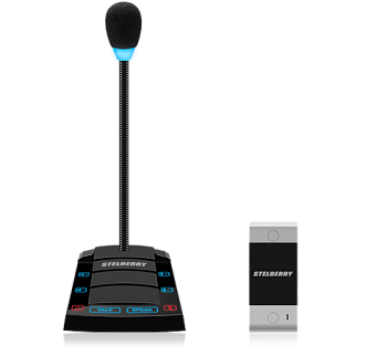 STELBERRY S-510 Переговорное устройство "клиент-кассир"  с функцией громкого оповещения и режимом "СИМПЛЕКС"