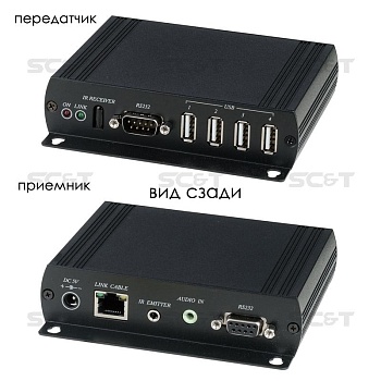 VKM03 Комплект (приёмник и передатчик) для передачи сигналов VGA