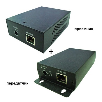 IP02P Удлинитель сигналов Ethernet PoE