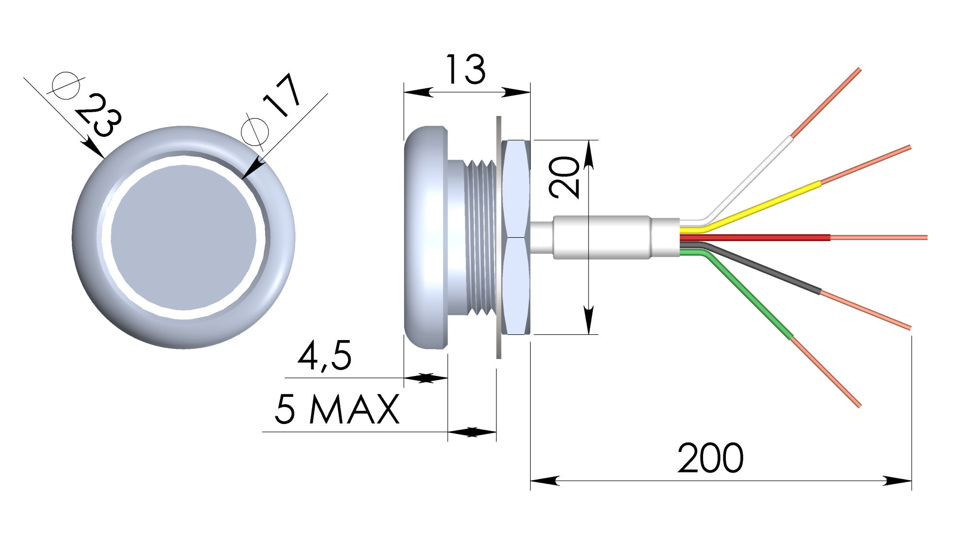 JSB 15.7  контактор ТМ врезной